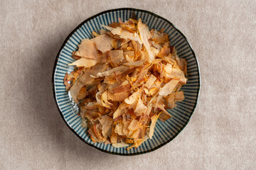 Katsuobushi, Ingredients for Japanese cuisine made by smoking and fermenting skipjack tuna.