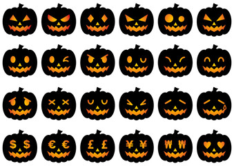 ハロウィンのカボチャ素材集