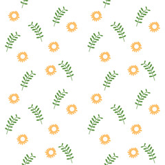 Seamless vector pattern hand-drawn line with leaves fabric seamless patterns The geometric pattern with lines. Seamless vector background. for paper,cover,interior decor,texture,fabric,clothing