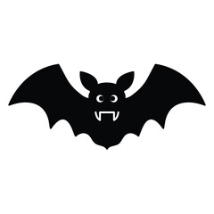 Bat icon vector on trendy design