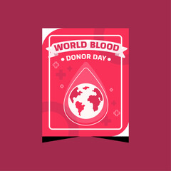 World Blood Donor day card