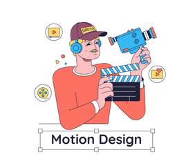Motion design studio. Freelancer Designer, animator, storyteller creating motion graphic content.