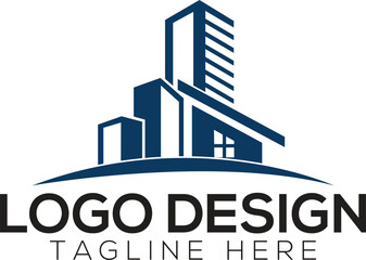 Obraz premium Real estate logo vector