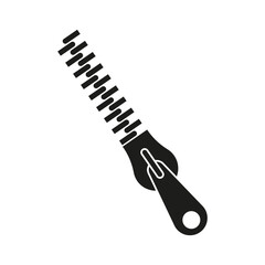Zipper Icon. Zip fastener icon. Vector illustration. EPS 10.