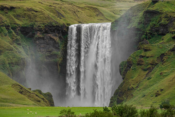 Fototapeta premium Cascade de Skogafoss