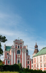 Fototapeta na wymiar Basilica of Our Lady of Perpetual Help, Mary Magdalene and Saint Stanislaus in Poznan, Poland