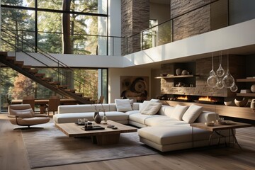 Minimalist luxury living room