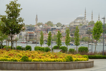 Fototapeta na wymiar View of Istanbul from the Bosphorus- Türkiye