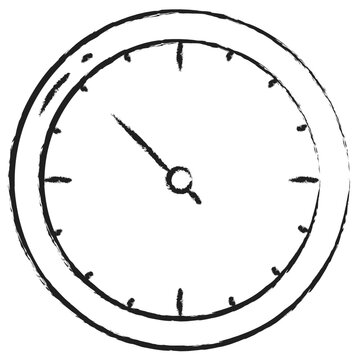 Hand drawn Clock icon