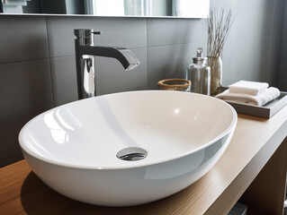 Fototapeta premium modern bathroom sink