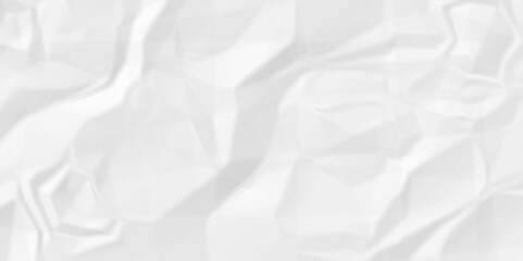 Crumpled paper texture and White crumpled paper texture crush paper so that it becomes creased and wrinkled. Old white crumpled paper sheet background texture.	
