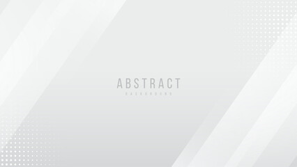 Abstract elegant white background with white halftone