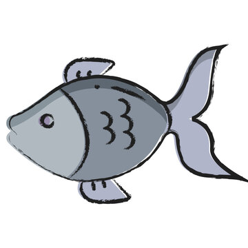 Hand drawn Galjoen icon