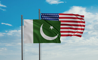 USA and Pakistan flags