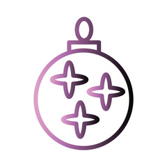Obraz premium Ball Bangle Bauble Gradient Icon