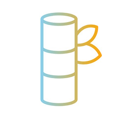 Bush Green Leaf Gradient Icon