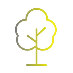 Bush Nature Tree Gradient Icon