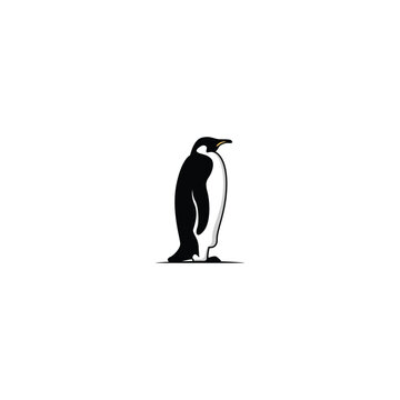 Emperor penguin isolated vector graphics