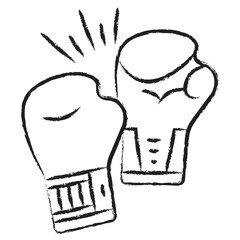 Hand drawn Boxing  icon
