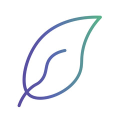 Leaf Nature Plant Gradient Icon