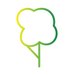Nature Tree Plant Gradient Icon