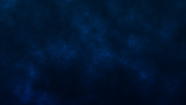 blue abstract background with some smooth lines or clouds in it and some rays in it