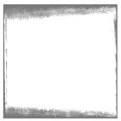 Fototapeta premium Grunge style black frames overlay on white background. Royalty high-quality free stock image of Black grunge texture border frame. Dirty, damaged backdrop. Design for poster, gift card, book cover