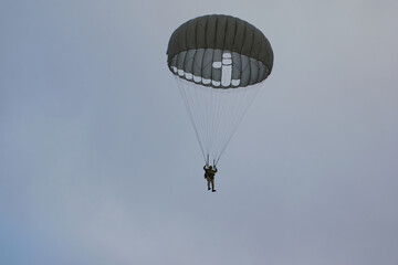 parachute in the sky