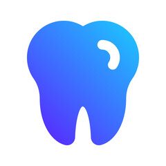 dental gradient fill icon
