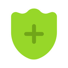 Fototapeta premium health insurance flat icon