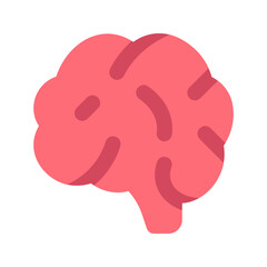 brain flat icon