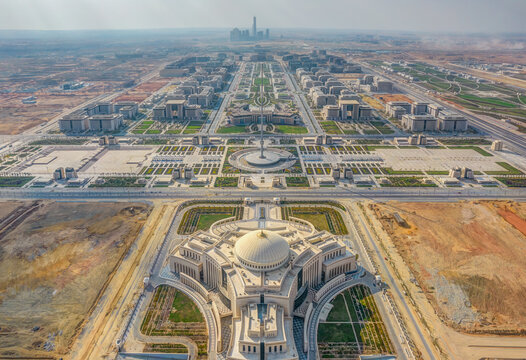 The government district and the ministries area in the new administrative capital, Egypt