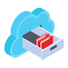 Security and Cybercrimes Isometric Icon