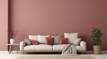The living room brown pastel toner