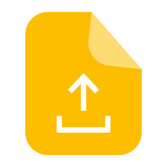 Upload file icon. Upload file logo concept from web hosting collection. Suitable for use on web apps