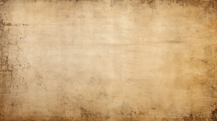Vintage paper texture, featuring a captivating grunge background and rustic elements. The cream paper and aged parchment the warm, generative AI - obrazy, fototapety, plakaty
