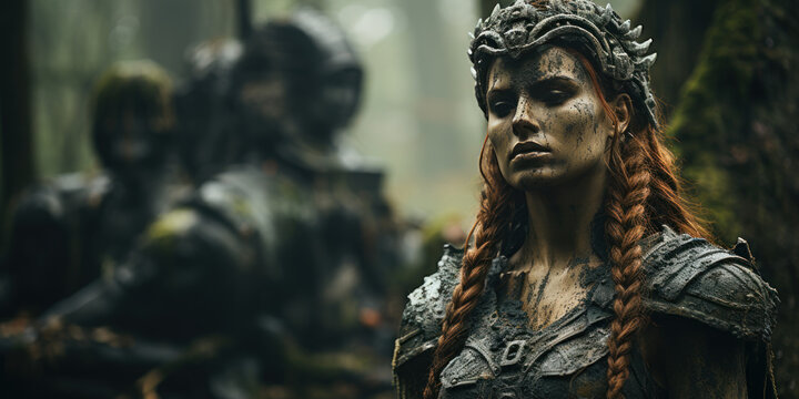 Boudica ancient celtic barbarian queen female warrior.
