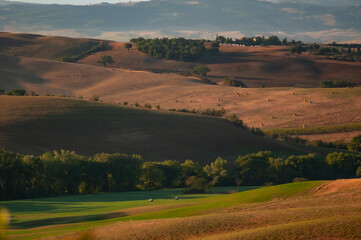 Paesaggio in Val d'Orcia, Siena, Toscana