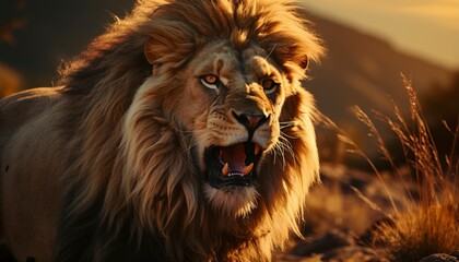 Fototapeta premium portrait of a lion