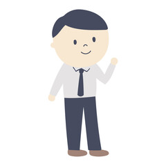 motivated office worker