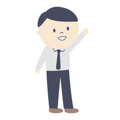 motivated office worker