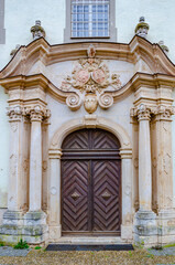 entrance to the church