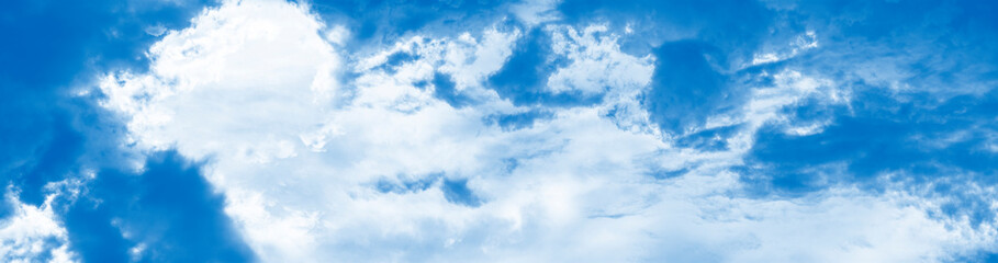 Naklejka na ściany i meble the dark clouds on blue sky - texture close up