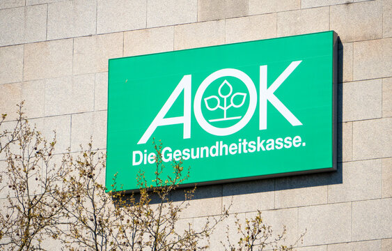 Logo of big german health insurance AOK