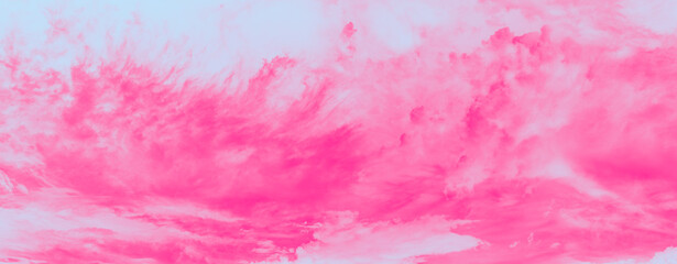 Fototapeta premium sunset sky with clouds - close up texture