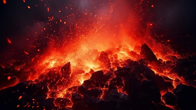 Fury of Nature - Volcano Eruption