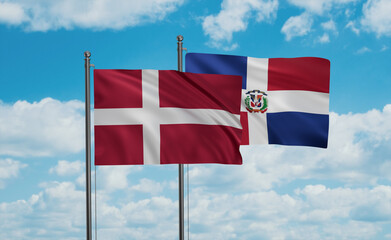 Belgium and Denmark flag