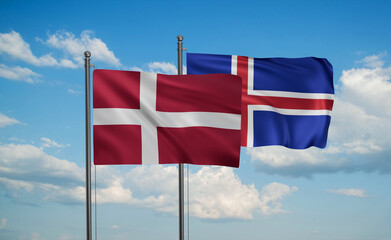 Iceland national flag