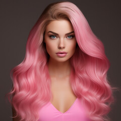 Fototapeta premium Pink Shampoo Commercial