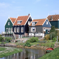 Rozenwerf neighbourhood at Marken, Holland